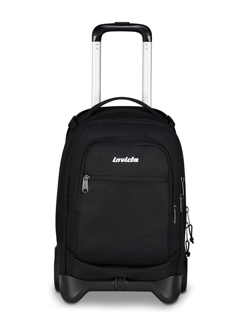 INVICTA PLUG PLAIN Detachable trolley backpack, laptop holder Black - Backpack trolleys