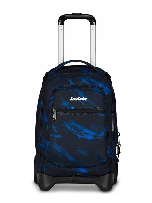 INVICTA PLUG FANTASY Detachable trolley backpack, laptop holder rippling waves - Backpack trolleys
