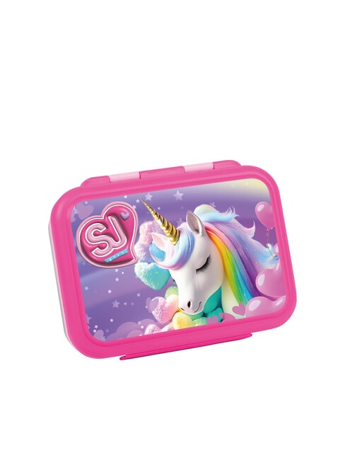 SJGANG BOY & GIRL Lunch box for kindergarten, elementary school 0.85 L fuxiafluo - Kids bags and accessories