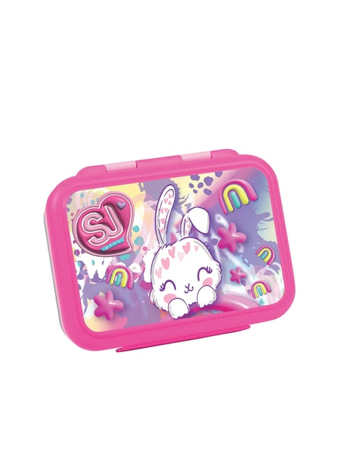 SJGANG BOY & GIRL Lunch box for kindergarten, elementary school 0.85 L soft lilac - Kids bags and accessories