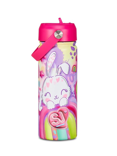 SJGANG BOY & GIRL Thermal bottle, 500 ml BLACK STRIPED FOREST - Thermal bottles