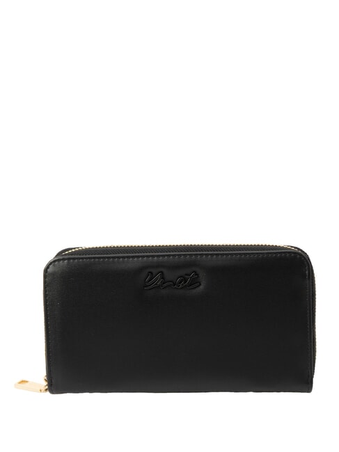 YNOT AMBER  Zip Around Wallet BLACK - Women’s Wallets