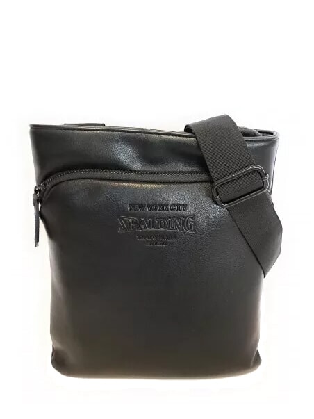SPALDING YALE  Flat bag black - Over-the-shoulder Bags for Men