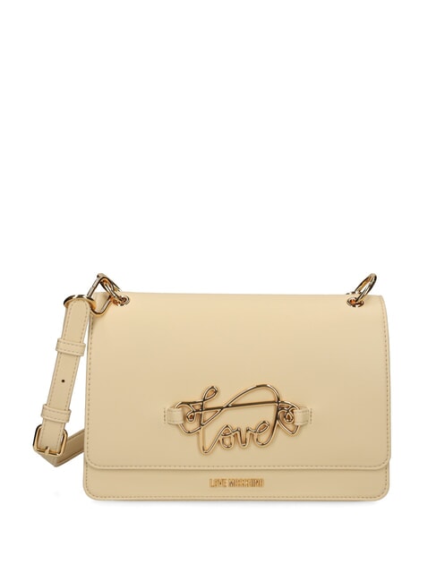LOVE MOSCHINO CURSIVE LOGO Shoulder bag beige - Women’s Bags