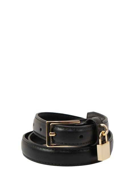 ARMANI EXCHANGE LOCK Belt with charm black - Belts