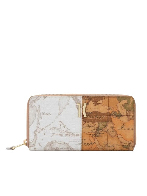 ALVIERO MARTINI PRIMA CLASSE GEO MIX Large zip around wallet NATURAL - Women’s Wallets