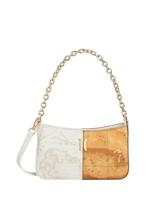 ALVIERO MARTINI PRIMA CLASSE GEO MIX Clutch bag with chain handle NATURAL - Women’s Bags