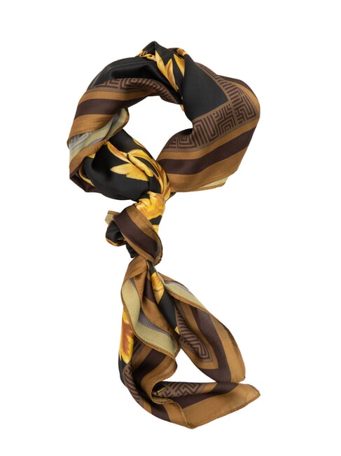YNOT STAMPA ALL OVER Square silk scarf baroque - Scarves