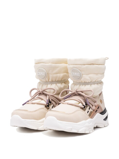 COLMAR WARMER FUN KIDS Snow boots beige/gold/diklilac - Baby Shoes