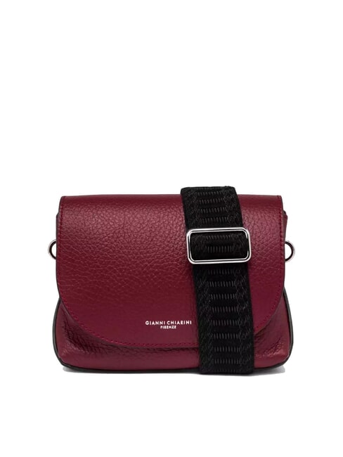 GIANNI CHIARINI MINERVA Leather shoulder bag with flap precious - Women’s Bags