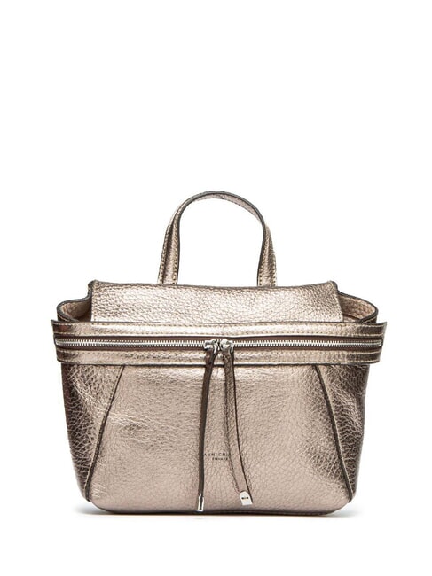 GIANNI CHIARINI GILDA Dual function leather bag pewter - Women’s Bags