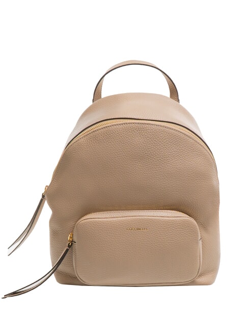 COCCINELLE JEN Hammered leather backpack powder pink - Women’s Bags