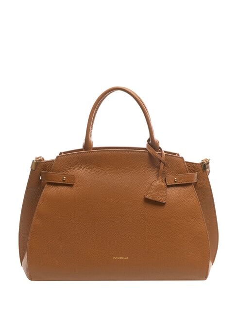 COCCINELLE KLICHE Hammered leather handbag CUIR - Women’s Bags