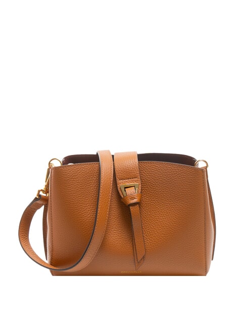 COCCINELLE ALBA Hammered leather shoulder bag CUIR - Women’s Bags