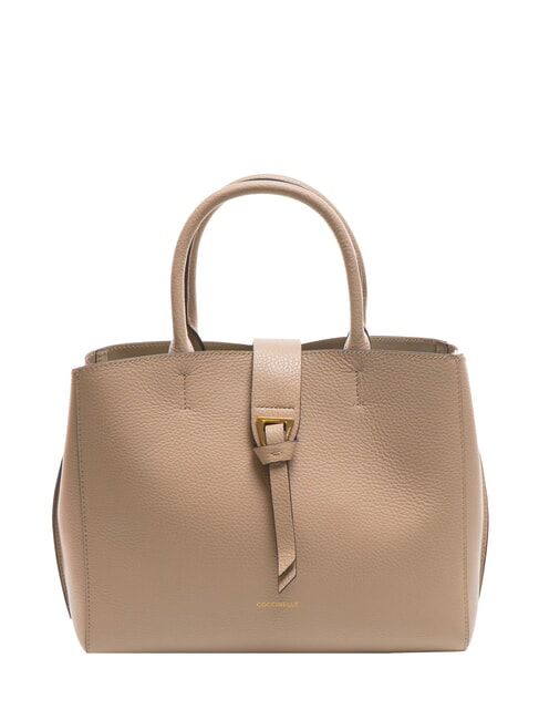 COCCINELLE ALBA Hammered Leather Tote Bag powder pink - Women’s Bags