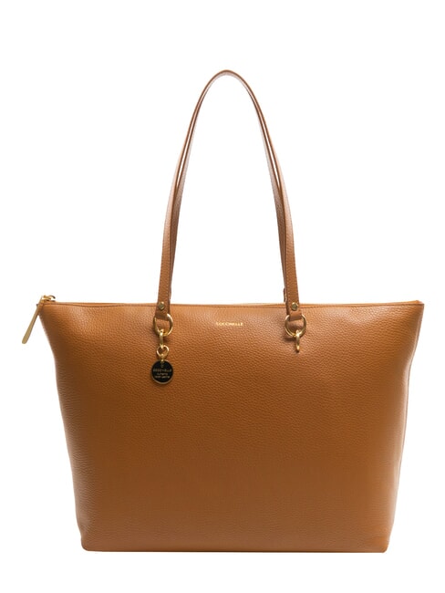 COCCINELLE ALPHA Hammered leather shopping bag CUIR - Women’s Bags