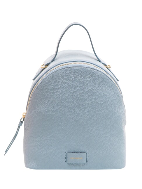 COCCINELLE VOILE Mini backpack in hammered leather mist blue - Women’s Bags