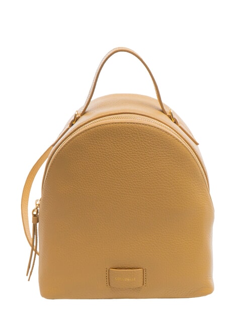 COCCINELLE VOILE Mini backpack in hammered leather fresh beige - Women’s Bags