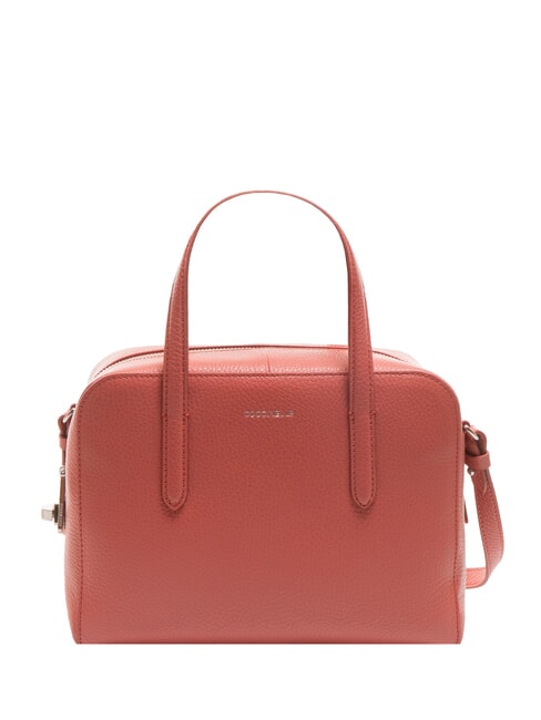 COCCINELLE SWAP Hammered leather satchel bag pot - Women’s Bags