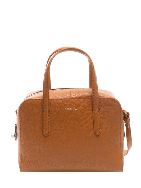 COCCINELLE SWAP Hammered leather satchel bag CUIR - Women’s Bags