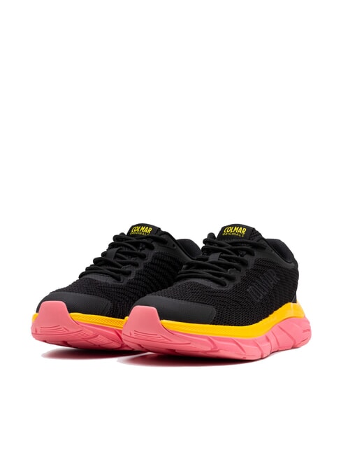COLMAR URBANTRAIL COLORS Sneakers black-bright pink/bright yellow - Unisex shoes