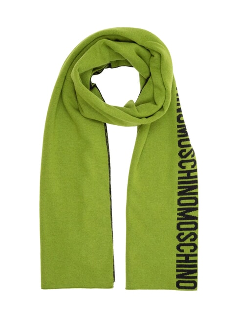 MOSCHINO LOGO Scarf lime - Scarves