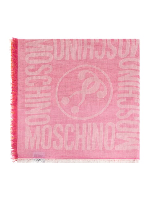 MOSCHINO LOGO ALL OVER Stole rose - Scarves