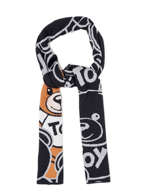 MOSCHINO TEDYY ALL OVER Scarf black - Scarves