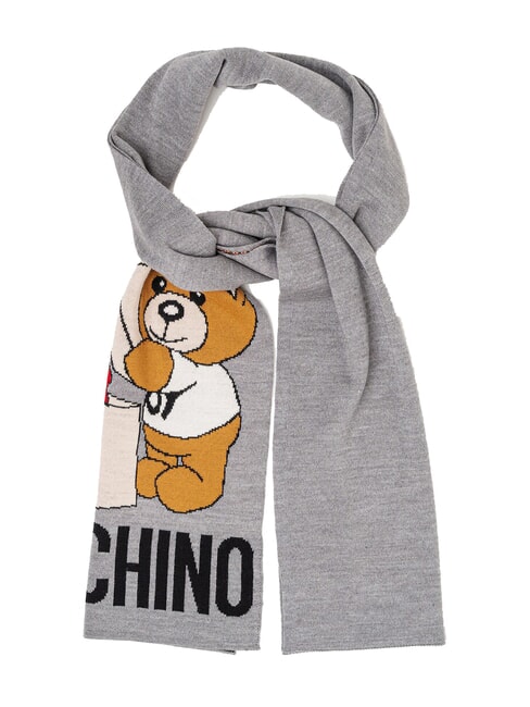 MOSCHINO TEDDY BOX Scarf light grey - Scarves