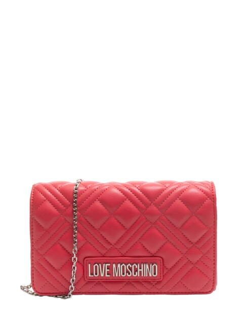 LOVE MOSCHINO QUILTED Mini Bag with shoulder strap fuchsia - Women’s Bags
