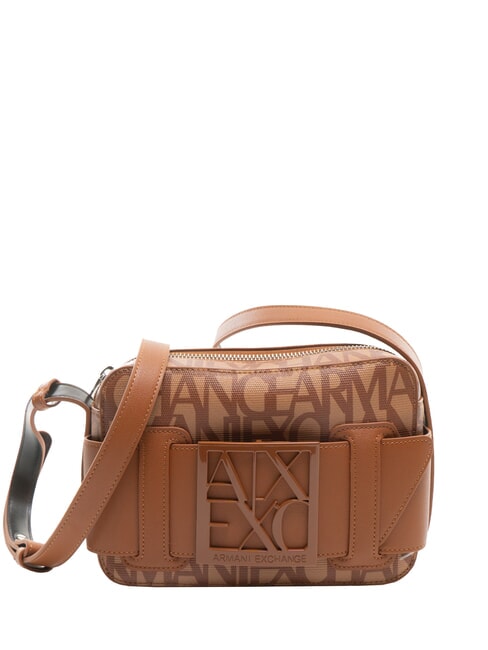 ARMANI EXCHANGE LOGO ALL OVER Room houses cam. roses/car. cafe - Women’s Bags