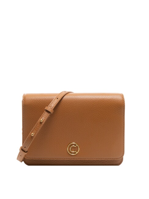 COCCINELLE TULIP Hammered leather shoulder bag CUIR - Women’s Bags