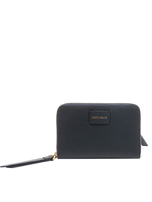 COCCINELLE VOILE Medium zip around leather wallet midnight blue - Women’s Wallets