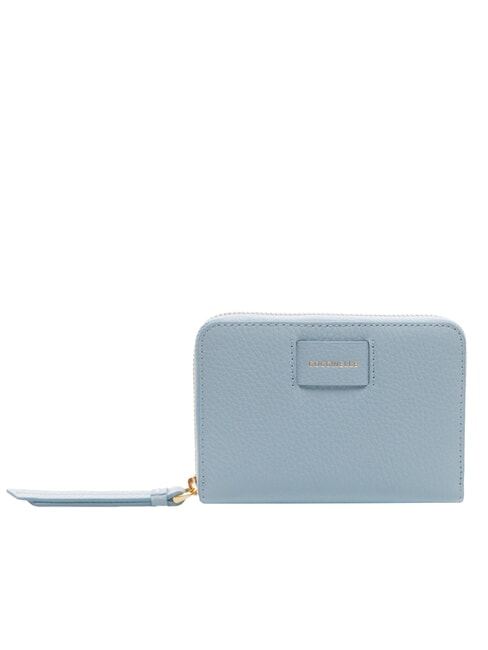 COCCINELLE VOILE Medium zip around leather wallet mist blue - Women’s Wallets