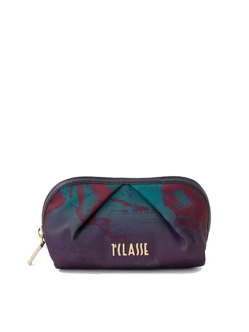 ALVIERO MARTINI PRIMA CLASSE GEO Small beauty case with pleats peacock - Sachets & Travels Cases