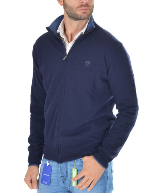 NORTH SAILS 12GG Sweater navy blue - Men's Sweaters