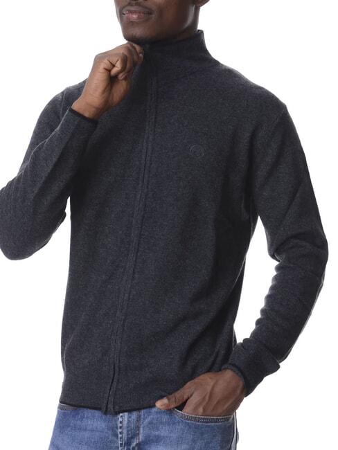 NORTH SAILS 12GG Sweater dark gray melange - Men's Sweaters