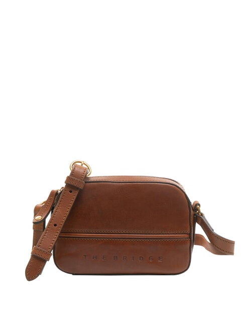 THE BRIDGE DAPHNE Leather camera case bag BROWN - Women’s Bags