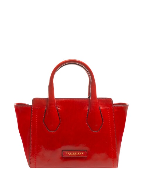 THE BRIDGE FIONA Leather tote bag with shoulder strap flamenco abb. gold - Women’s Bags