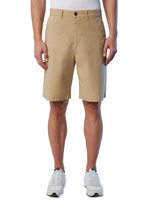 NORTH SAILS FREEDOM Cotton chino shorts honey - Trousers