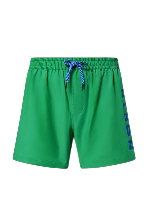 NORTH SAILS VOLLEY Side logo boxer costume green bee - Swimwear