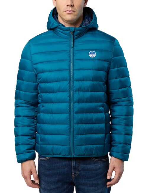 NORTH SAILS SKYE HOODIE Down jacket with hood water green - Men's down jackets