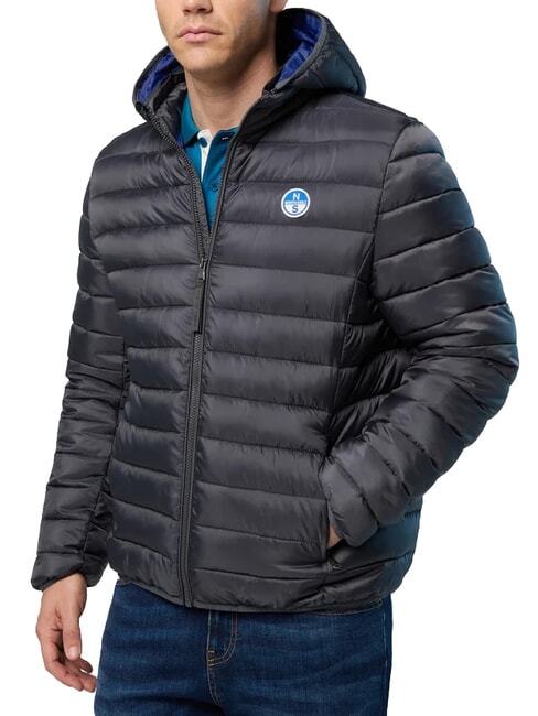 NORTH SAILS SKYE HOODIE Down jacket with hood asphalt - Men's down jackets