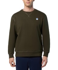 NORTH SAILS ROUND LOGO Cotton crewneck sweatshirt - Sweatshirts