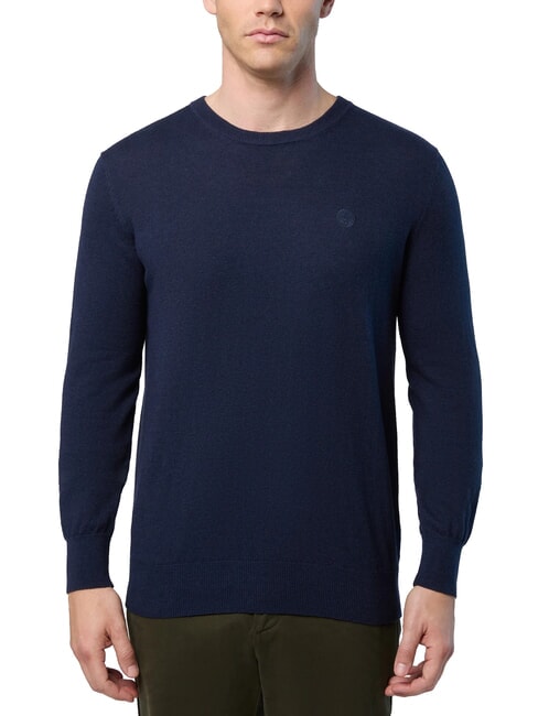 NORTH SAILS 12GG Crewneck sweater navy blue - Men's Sweaters