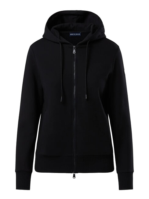 NORTH SAILS BASIC Full zip hoodie black - Women's Sweatshirts