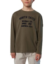 NORTH SAILS GRAPHIC KIDS Long-sleeved cotton shirt - Child T-shirt