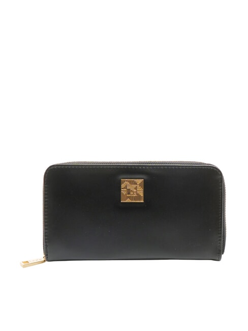YNOT CALIPSO Zip Around Wallet BLACK - Women’s Wallets