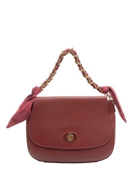 YNOT EMILY Shoulder bag with chain burgundy - Women’s Bags