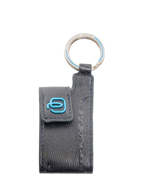 PIQUADRO BLUE SQUARE Leather Keychain / Address Holder blue - Key holders